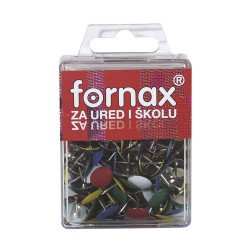 Rajzszeg BC-22 színes műanyag dobozban Fornax Irodatechnika, kellékei Fornax