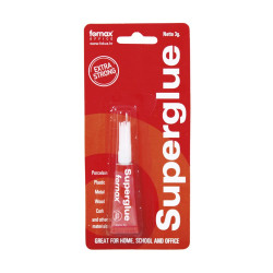 Pillanatragasztó 3g Fornax Superglue bliszteres Javítás, ragasztás, csomagolás Fornax