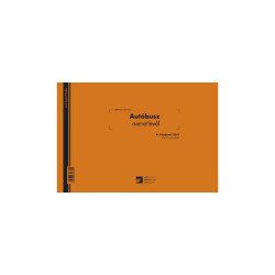 Autóbusz menetlevél A4, 50x2lapos fekvő D.GEPJ.42 Író- irodaszer, papíráru Egyéb