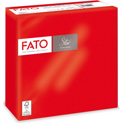 Szalvéta 2 rétegű 38 x 38 cm 40 lap/cs Fato Star piros_82990400 Szalvéta 2 rétegű 38 x 38 cm 40 lap/cs Fato Star piros_82990400