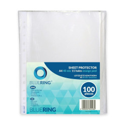 Genotherm lefűzhető, A4, 40 micron narancsos Bluering® 100 db/csomag Író- irodaszer, papíráru Bluering