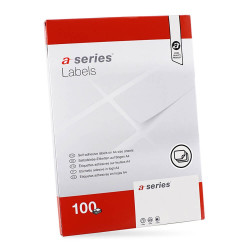 Etikett címke, 210x297mm, 100 lap, 1 címke/lap A-Series Író- irodaszer, papíráru A-series