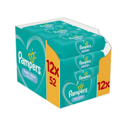 Nedves törlőkendő 12 x 52 lap/doboz Pampers Fresh Clean Iroda üzemeltetés, munkavédelem Egyéb