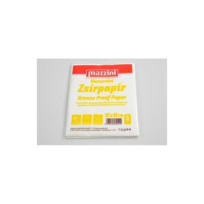 Zsírpapír íves 40 x 60 cm 5 ív/csomag Mazzini