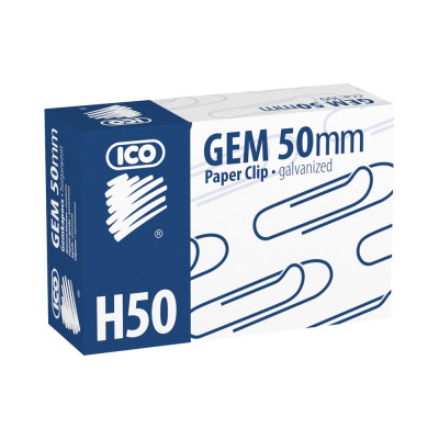 Gemkapocs 50mm, H50 100 db/doboz, Ico Gemkapocs 50mm, H50 100 db/doboz, Ico