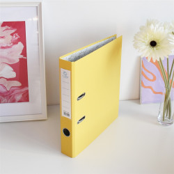 Iratrendező A4, 5cm,lapraszerelt, Bluering® Smart sárga