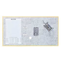 Iratrendező A4, 5cm,lapraszerelt, Bluering® Smart sárga Író- irodaszer, papíráru Bluering