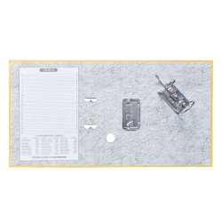 Iratrendező A4, 5cm,lapraszerelt, Bluering® Smart sárga Író- irodaszer, papíráru Bluering