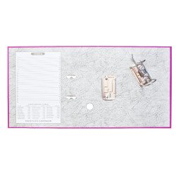 Iratrendező A4, 7,5cm,lapraszerelt, Bluering® Smart lila Író- irodaszer, papíráru Bluering