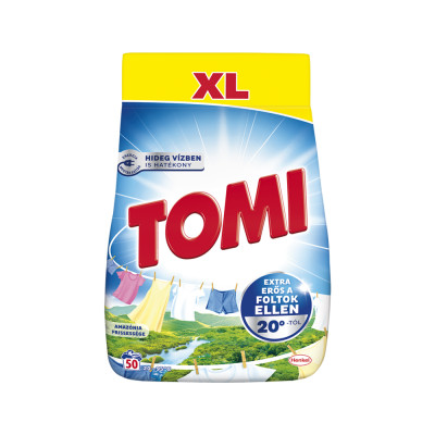 Mosópor 2,75 kg (50 mosás) fehér ruhákhoz Tomi Amazonia Mosópor 2,75 kg (50 mosás) fehér ruhákhoz Tomi Amazonia