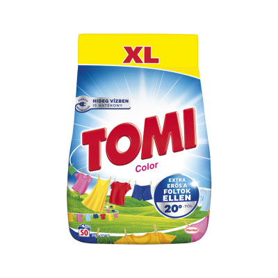 Mosópor 2,75 kg (50 mosás) színes ruhákhoz Tomi Color Mosópor 2,75 kg (50 mosás) színes ruhákhoz Tomi Color