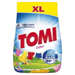 Mosópor 2,75 kg (50 mosás) színes ruhákhoz Tomi Color Iroda üzemeltetés, munkavédelem Tomi