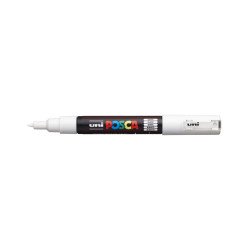 Dekormarker 0,7-1mm, Uni Posca PC-1M fehér Író- irodaszer, papíráru Uni