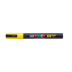 Dekormarker 0,9-1,3mm, Uni Posca PC-3M sárga Író- irodaszer, papíráru Uni