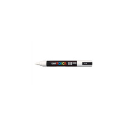 Dekormarker 1,8-2,5mm, Uni Posca PC-5M fehér Író- irodaszer, papíráru Uni