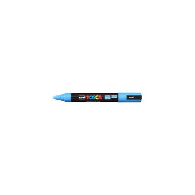 Dekormarker 1,8-2,5mm, Uni Posca PC-5M világoskék Dekormarker 1,8-2,5mm, Uni Posca PC-5M világoskék