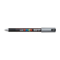 Dekormarker 0,7-1mm, Uni, Posca PC-1MR ezüst Író- irodaszer, papíráru Uni