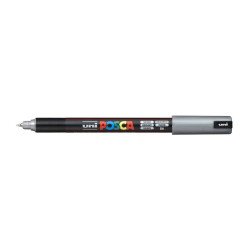 Dekormarker 0,7-1mm, Uni, Posca PC-1MR ezüst Író- irodaszer, papíráru Uni