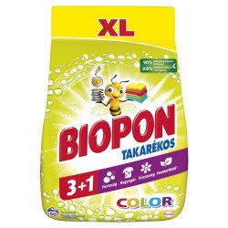 Mosópor 3 kg (50 mosás) színes ruhákhoz Biopon Takarékos Color Iroda üzemeltetés, munkavédelem Biopon