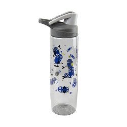Palack, műanyag, csatos, 750 ml, szürke/robotos, Wabo Író- irodaszer, papíráru Wabo