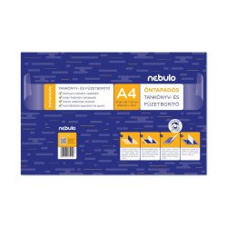 Tankönyvborító, A4, 10ív/csomag, öntapadós, sima, Nebulo Író- irodaszer, papíráru Nebulo