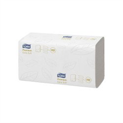 Kéztörlő 2 rétegű Interfold hajtogatású 100 lap/csomag 21 cs/karton Extra Soft Xpress® Multifold H2 Tork_100297 fehér Iroda üzemeltetés, munkavédelem Tork