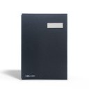 Aláírókönyv, 20lap, A4 Pagna 24191 vászon borító fekete