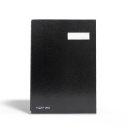 Aláírókönyv, 20lap, A4 Pagna 24192 műanyag borító fekete Író- irodaszer, papíráru Pagna