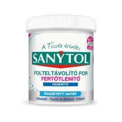 Fertőtlenítő mosószeradalék por fehér ruhához 450 g Sanytol Iroda üzemeltetés, munkavédelem Sanytol