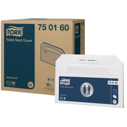 Toalettülőke takaró papír 250 lap/csomag 20 cs/karton TORK_750160 fehér Iroda üzemeltetés, munkavédelem Tork