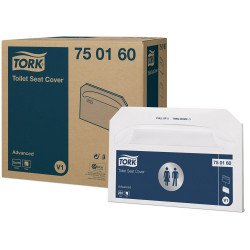 Toalettülőke takaró papír 250 lap/csomag 20 cs/karton TORK_750160 fehér Iroda üzemeltetés, munkavédelem Tork