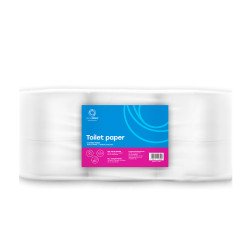 Toalettpapír 2 rétegű közületi átmérő: 19 cm 100 % cellulóz 180 m/tekercs 12 tekercs/csomag Bluering®_hófehér Iroda üzemeltetés, munkavédelem Bluering