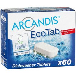 Mosogatógép tabletta 60 db/doboz foszfátmentes ARCANDIS® EcoTab Iroda üzemeltetés, munkavédelem Kiehl