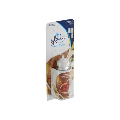 Légfrissítő utántöltő 18 ml Glade® Sense&Spray™ Sensual szantálfa és jázmin Légfrissítő utántöltő 18 ml Glade® Sense&Spray™ Sensual szantálfa és jázmin