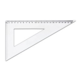 Vonalzó háromszög 60° 22,5cm, műanyag Antilop Író- irodaszer, papíráru Antilop