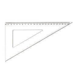 Vonalzó háromszög 60° 22,5cm, műanyag Antilop Író- irodaszer, papíráru Antilop