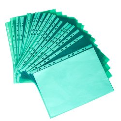 Genotherm lefűzhető A4, 50 micron, 25 db/csomag, zöld Író- irodaszer, papíráru Karton