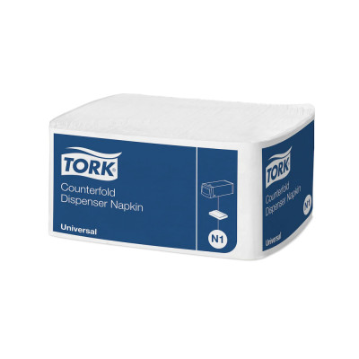 Szalvéta adagolóba 300 szál/csomag 24 csomag/karton N1 Counterfold Tork_10935 fehér