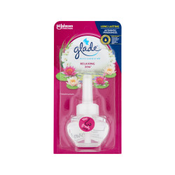 Légfrissítő elektromos utántöltő 20 ml Glade® Relaxing Zen/Japán kert Iroda üzemeltetés, munkavédelem Glade