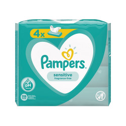 Nedves törlőkendő 4 x 52 lap/doboz Pampers Sensitive Iroda üzemeltetés, munkavédelem Egyéb