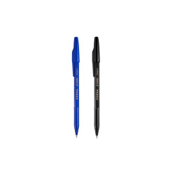 Golyóstoll 0,7mm, kupakos, fekete B1000 Zebra, írásszín fekete Író- irodaszer, papíráru Zebra