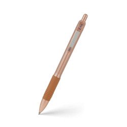 Golyóstoll 1mm, rose gold test, Zebra Z-grip Smooth, írásszínkék Író- irodaszer, papíráru Zebra