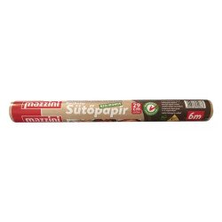 Sütőpapír szilikonos keskeny 29 cm x 6 m Mazzini Iroda üzemeltetés, munkavédelem Mazzini