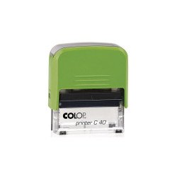 Bélyegző C40 Colop zöld ház/fekete párna Irodatechnika, kellékei Colop