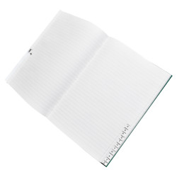 Beírókönyv A5, 96lap, keményfedeles egyszínű ABC regiszteres Lipa Mill vonalas,