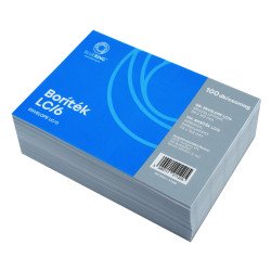 Boríték LC/6 szilikonos bélésnyomott 114x162mm Bluering® 100 db/csom fehér Író- irodaszer, papíráru Bluering