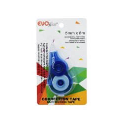 Hibajavító roller 5mmx8m eldobható Compact áttetsző test EVOffice Javítás, ragasztás, csomagolás Evo