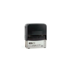 Bélyegző C50 Printer Colop átlátszó fekete ház/fekete párna Irodatechnika, kellékei Colop