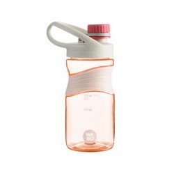 Palack, műanyag, markolattal, kupakos, 450 ml, Wabo, rózsaszín Író- irodaszer, papíráru Wabo