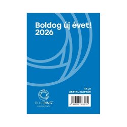 Asztali naptár TA-21 2026. Bluering® Író- irodaszer, papíráru Bluering